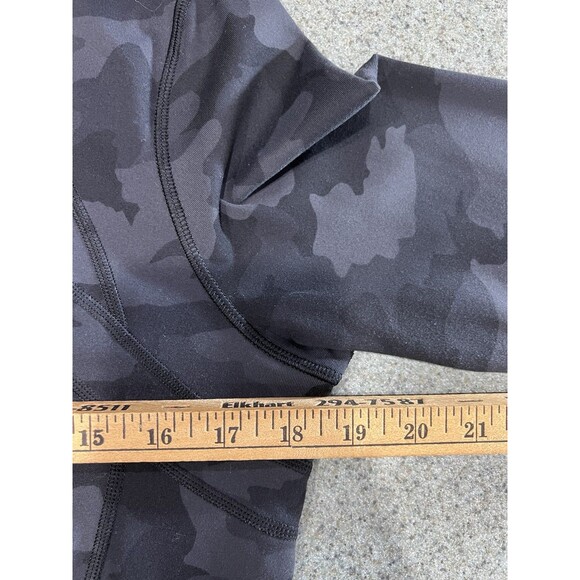 Lululemon Define Jacket Heritage 365 Camo Deep Coal Women Size 10 Full Zip - Picture 10 of 12